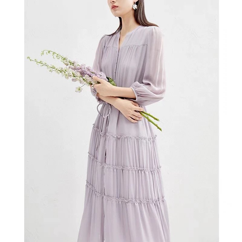 ICICLE Silk Waist Dress