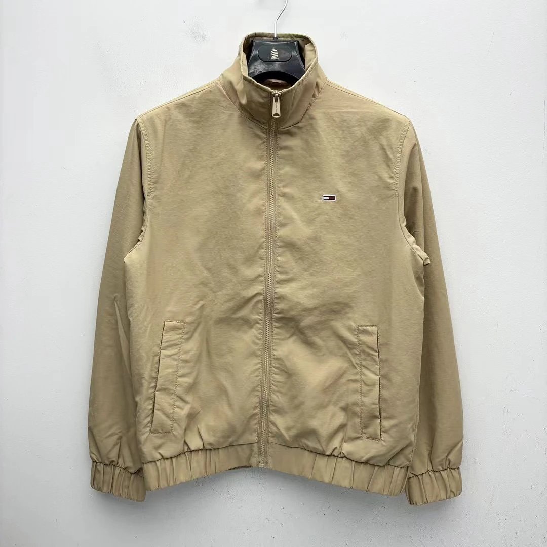 Tommy汤米 男士夹克 聚酯纤维面料 防水 宽松版型