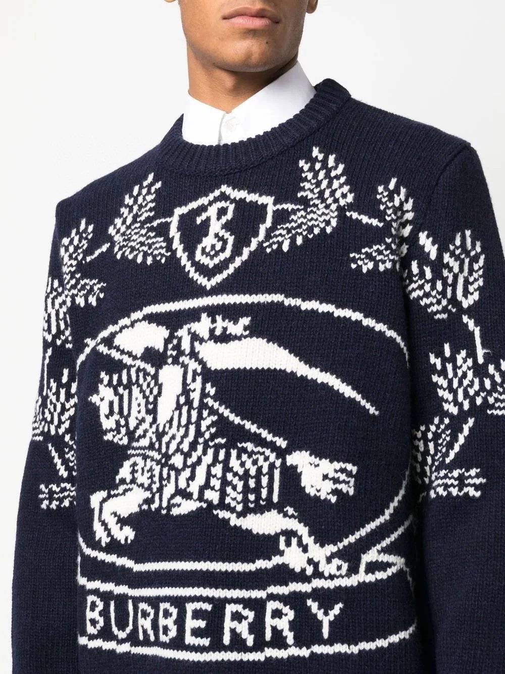 Burberry Wool Horse knitted sweater