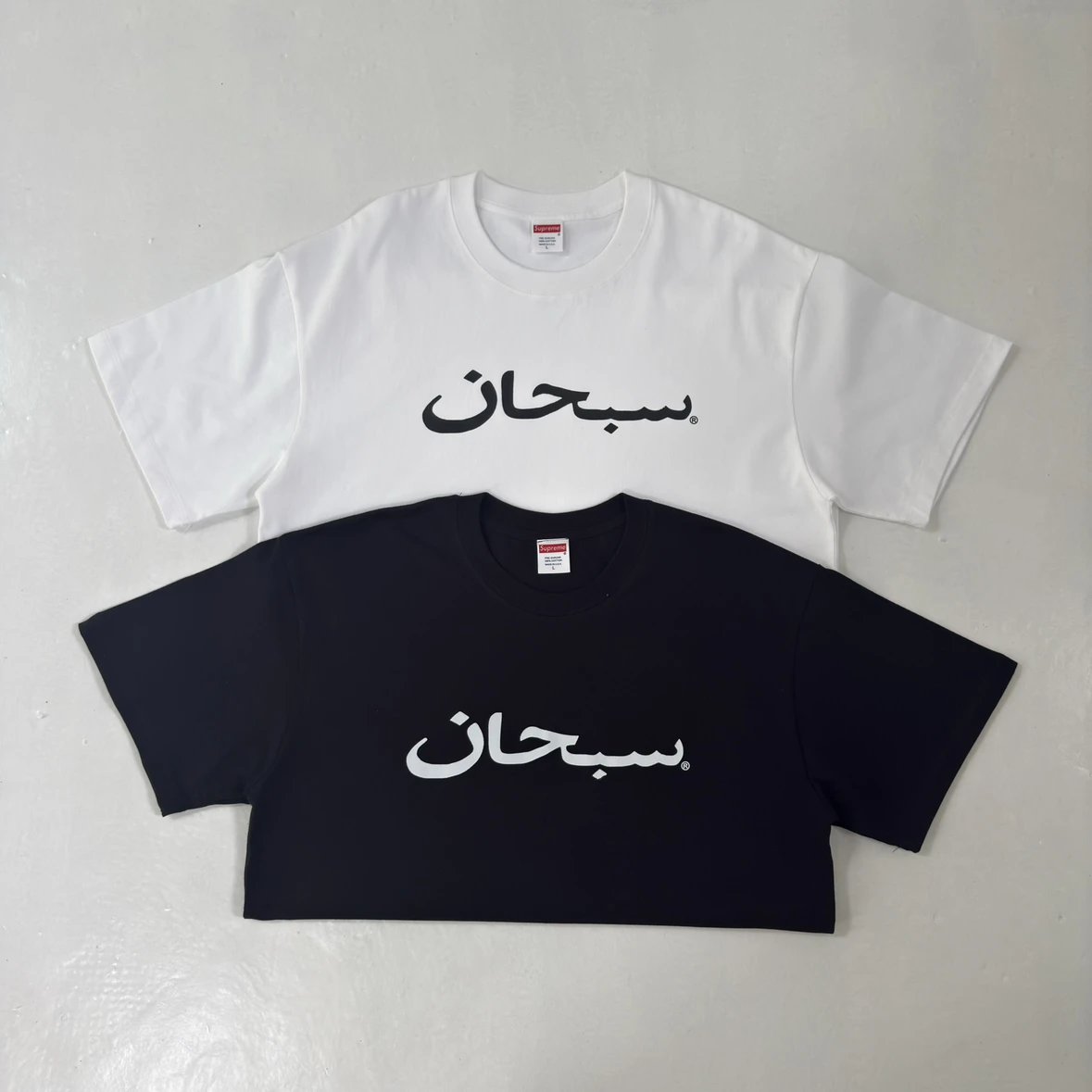 SUP classic printed loose casual 240g pure cotton short sleeved T-shirt