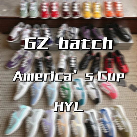 【 GZ batch 】 Link1 America's Cup series patent leather production cycle 2-3 days Mesh casual sports shoes 35-48