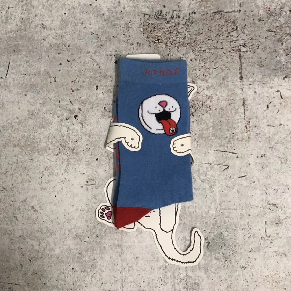 Design RIPNDIP Flamingo Skate Socks Turquoise Socks - 4
