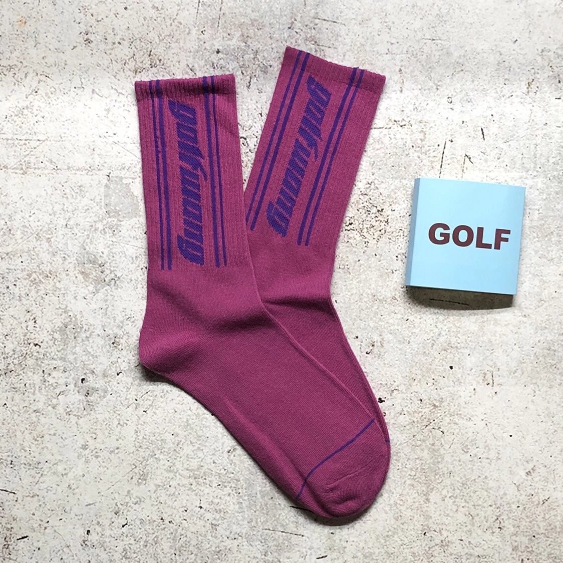 Design GOLF Wang Socks Teal with Lime Stripe Socks - 5