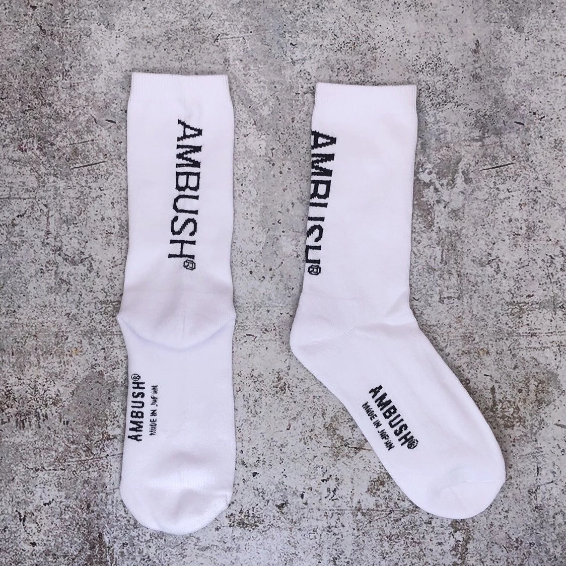 Design Ambush Logo Socks Set Orange Red White Black Socks - 4