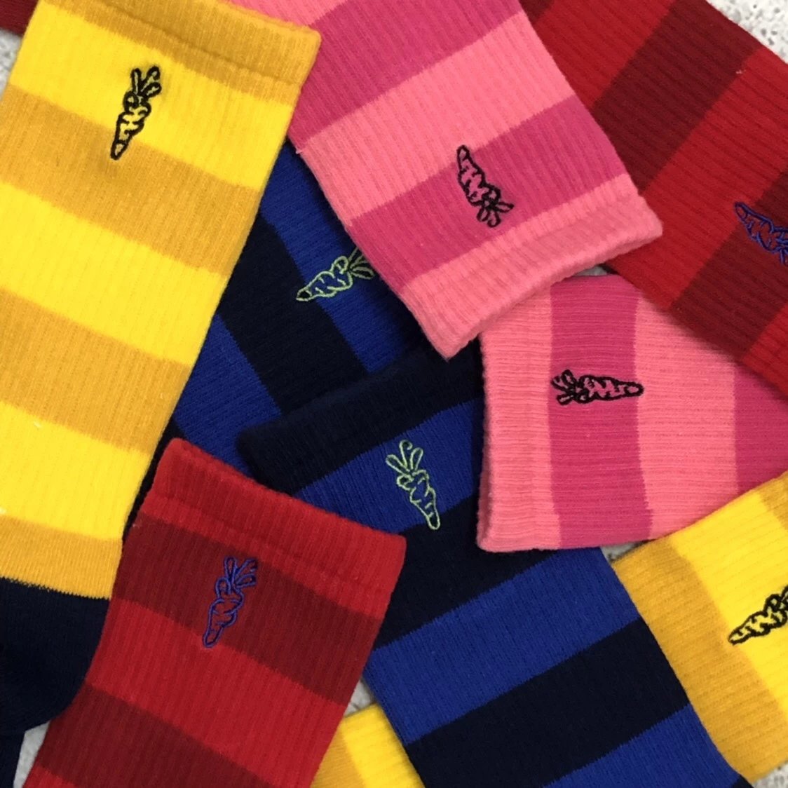 Carrot Stripe Socks [1 style]