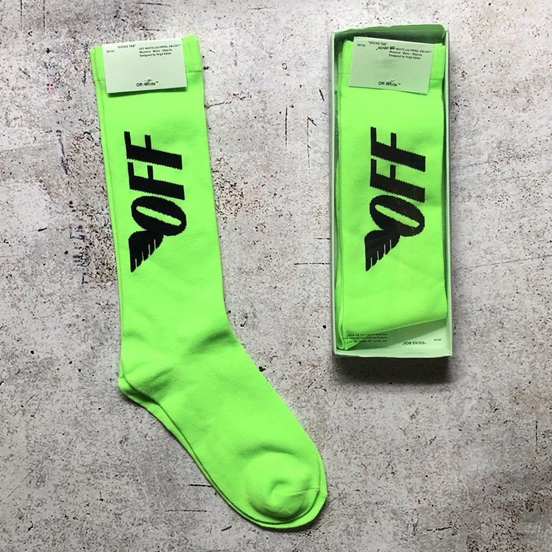 Off-White OFF Socks Orange Socks - 3