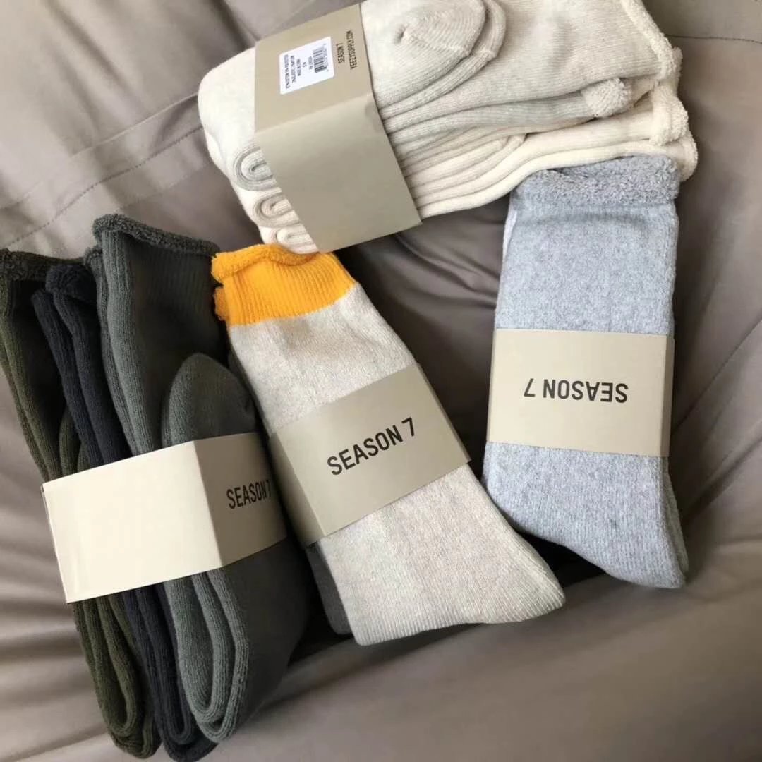 Yeezy Calabasas Season 7 Socks Terry Cotton Sole
