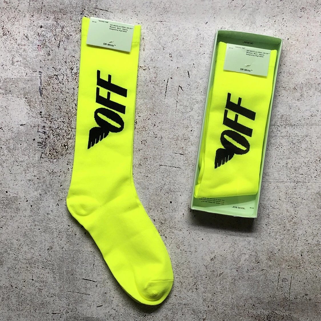Off-White OFF Socks Orange Socks - 6