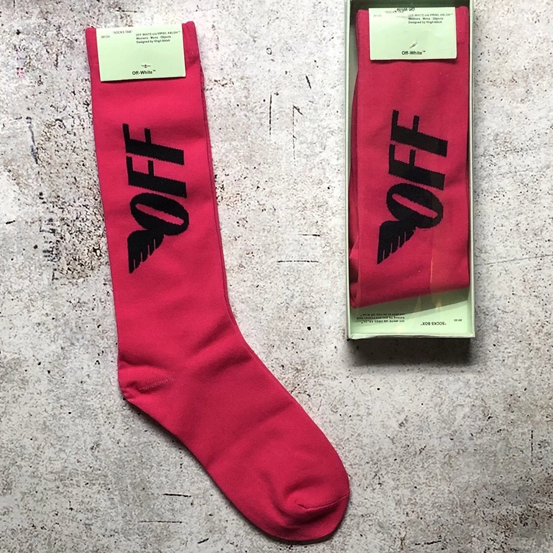 Off-White OFF Socks Orange Socks - 5