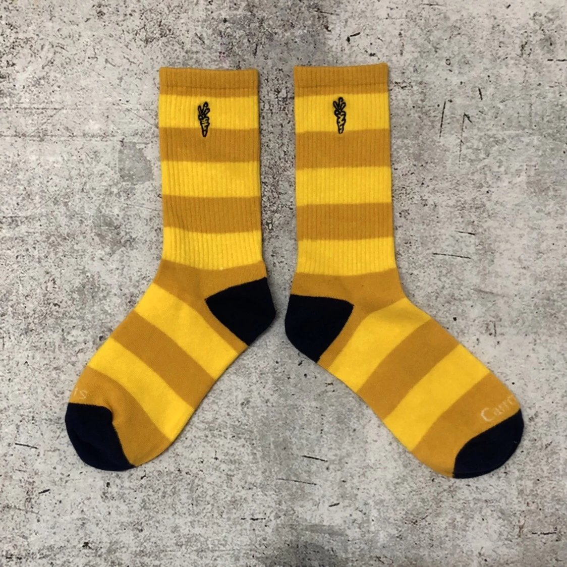 Design Carrots Striped Pink Socks - 7