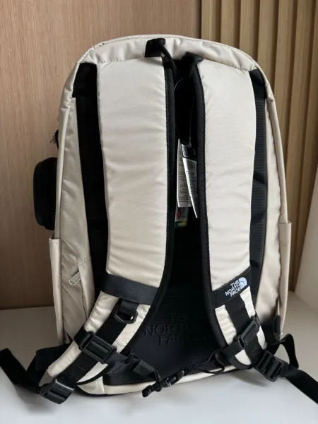 The North Face Borealis Backpack in Khaki, Gray-Green, Cream White, and Black - 17