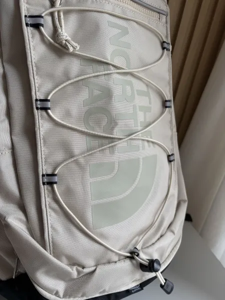 The North Face Borealis Backpack in Khaki, Gray-Green, Cream White, and Black - 15