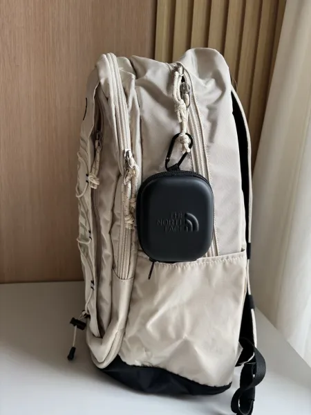 The North Face Borealis Backpack in Khaki, Gray-Green, Cream White, and Black - 19