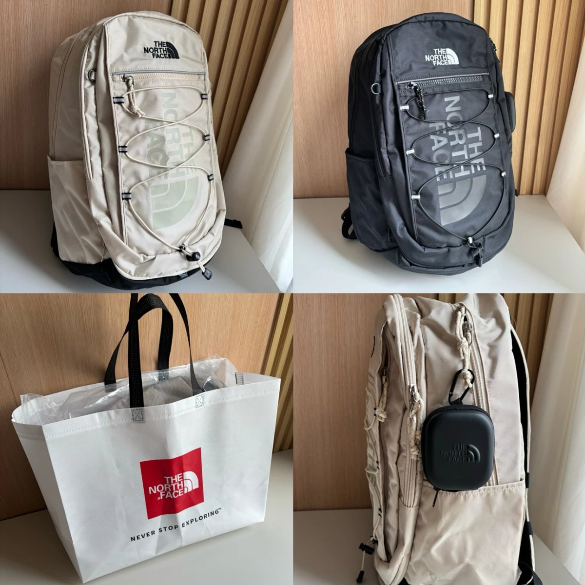 The North Face Borealis Backpack Light Khaki / Gray Green / Cream White / Black Casual Bac... product detail 2 in Litbuy spreadsheet finds