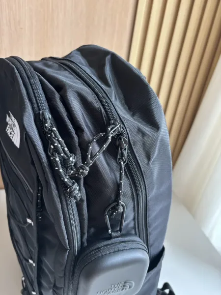 The North Face Borealis Backpack in Khaki, Gray-Green, Cream White, and Black - 37