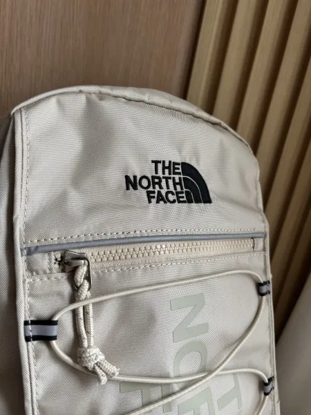The North Face Borealis Backpack in Khaki, Gray-Green, Cream White, and Black - 14