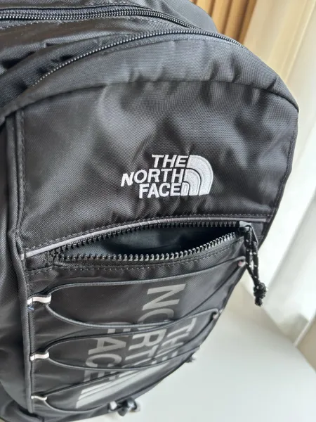 The North Face Borealis Backpack in Khaki, Gray-Green, Cream White, and Black - 29