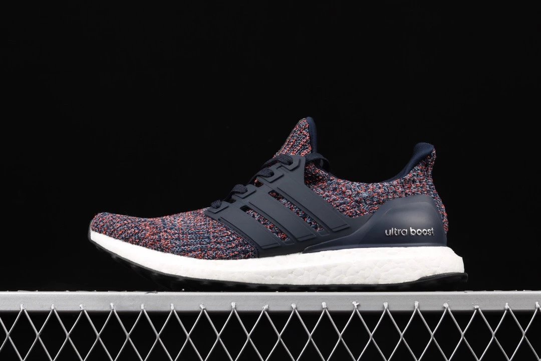 昊哥出品 纯原巴斯夫颗粒 Ultra Boost Basf 4.0 BB6165 四代针织条纹黑彩虹UB 跑步鞋