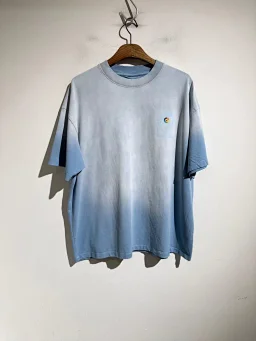 thumbnail for CH 2025 latest collaboration series short-sleeved T-shirt is hand-washed to create the most artistic design. The outfit is full of high street sense, and the match is even better