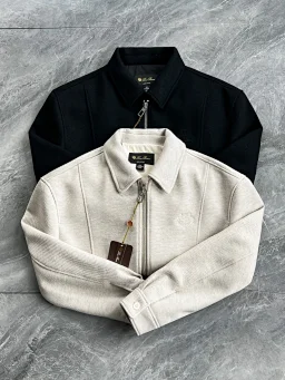 thumbnail for LP Cruise 2025 New Embroidered Logo Men's High-end Business Casual Lapel Jacket Jacket. Fashion with typical Italian style Shanghai Trading Company channel goods