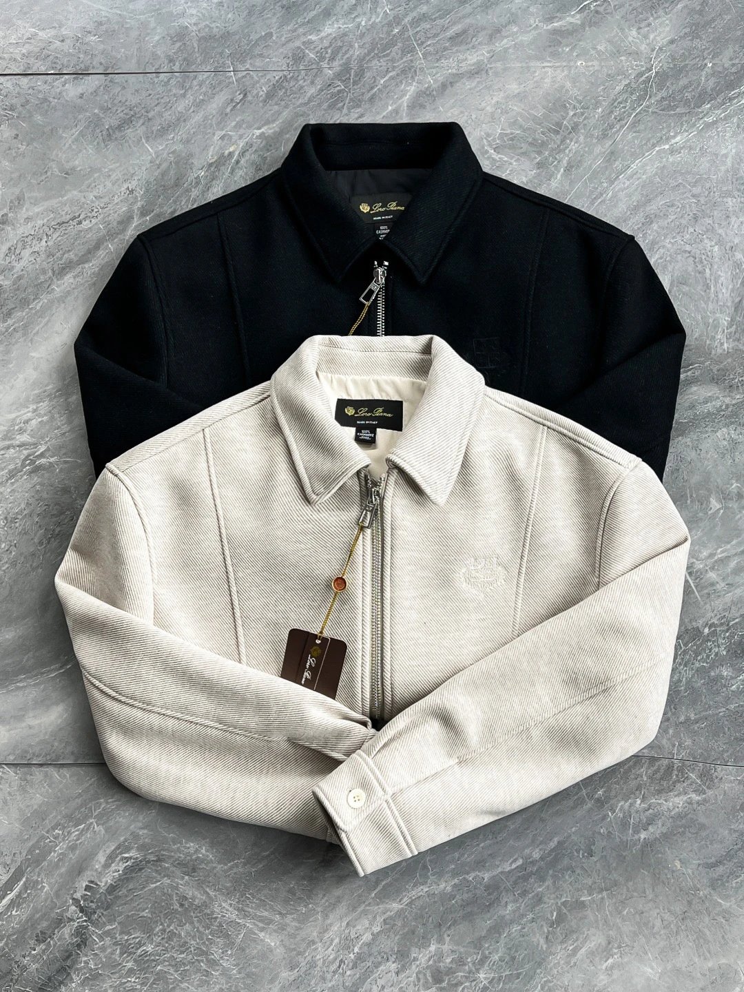 LP 2025 Early Spring New Collection Embroidered Logo Men's Premium Business Casual Lapel Jacket/Outerwear