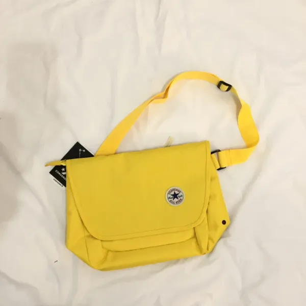 Converse Messenger Bag Yellow Crossbody Bag - 3