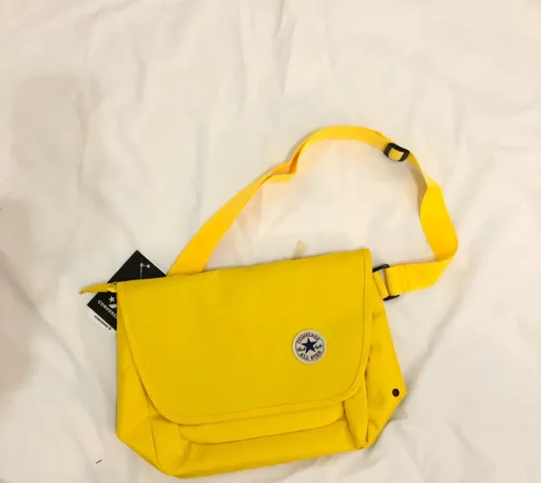 Converse Messenger Bag Yellow Crossbody Bag - 1