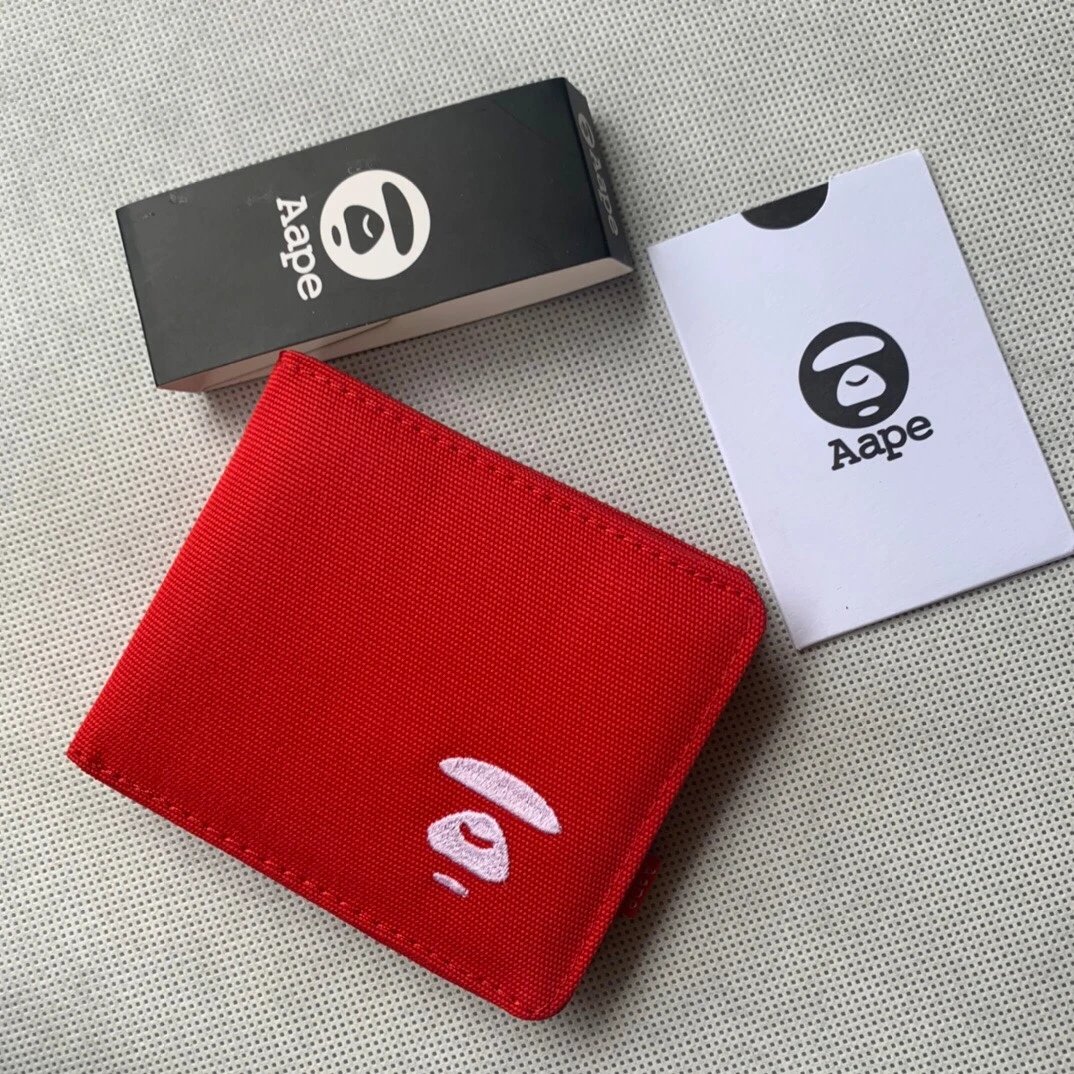 A Bathing Ape Camo Print Short Wallet - 7