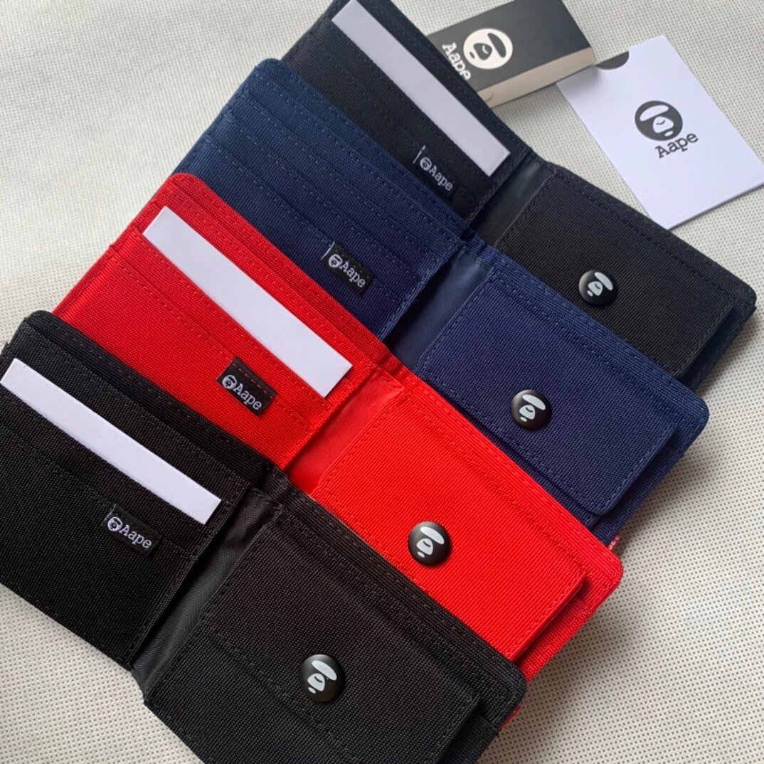 A Bathing Ape Camo Print Short Wallet - 8