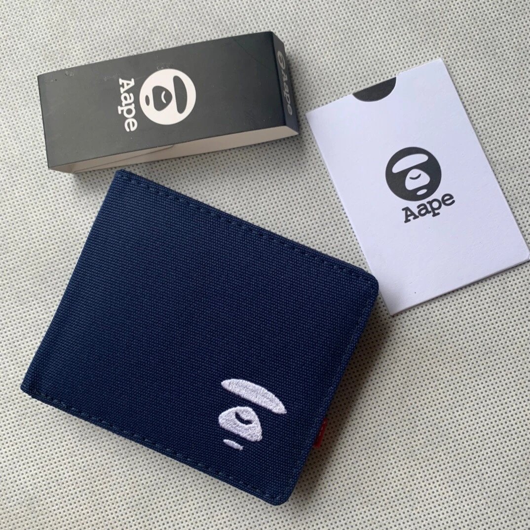 A Bathing Ape Camo Print Short Wallet - 6