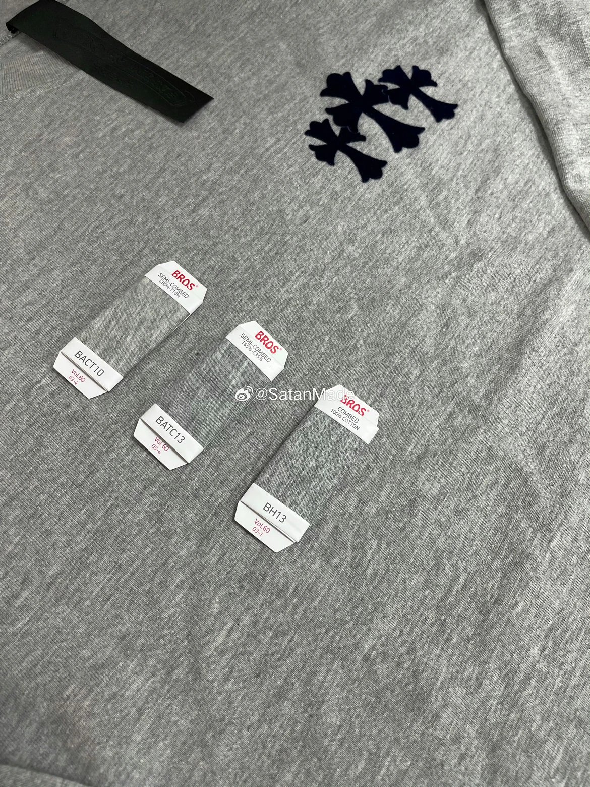 Chrome Hearts Hollywood Cross Long Sleeve T-Shirt Black and Gray - 21