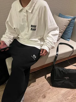 thumbnail for [Spot second sent old link was maliciously reported] sold 1500 pieces of invincible and easy-to-wear sweatpants BLCG 24SS Unity double-ring skiing versatile commuter baggy sweatpants