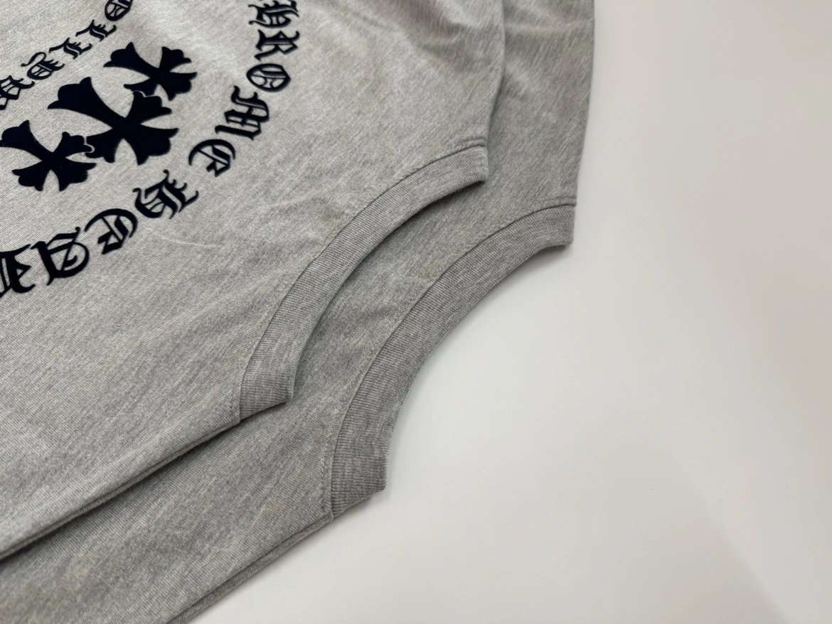 Chrome Hearts Hollywood Cross Long Sleeve T-Shirt Black and Gray - 11