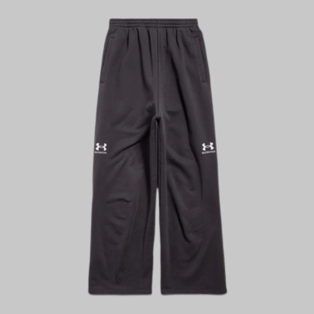 BLCG 620g Heavyweight Demna Graphic Edition Baggy Sweatpants — Loose Wide-Leg Casual Style, In Stock & Ready to Ship