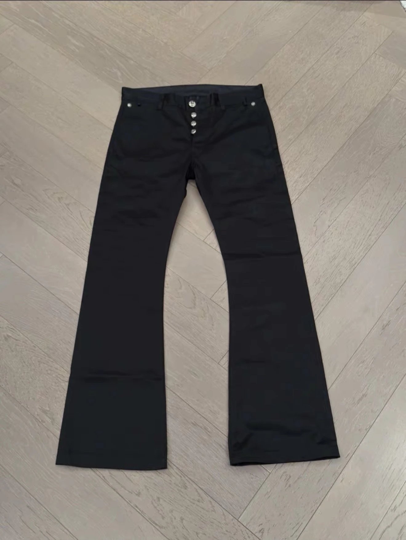 Satan's spot CH Chino micro brushed cowhide silk fabric/the strongest silver plated hardware on the market