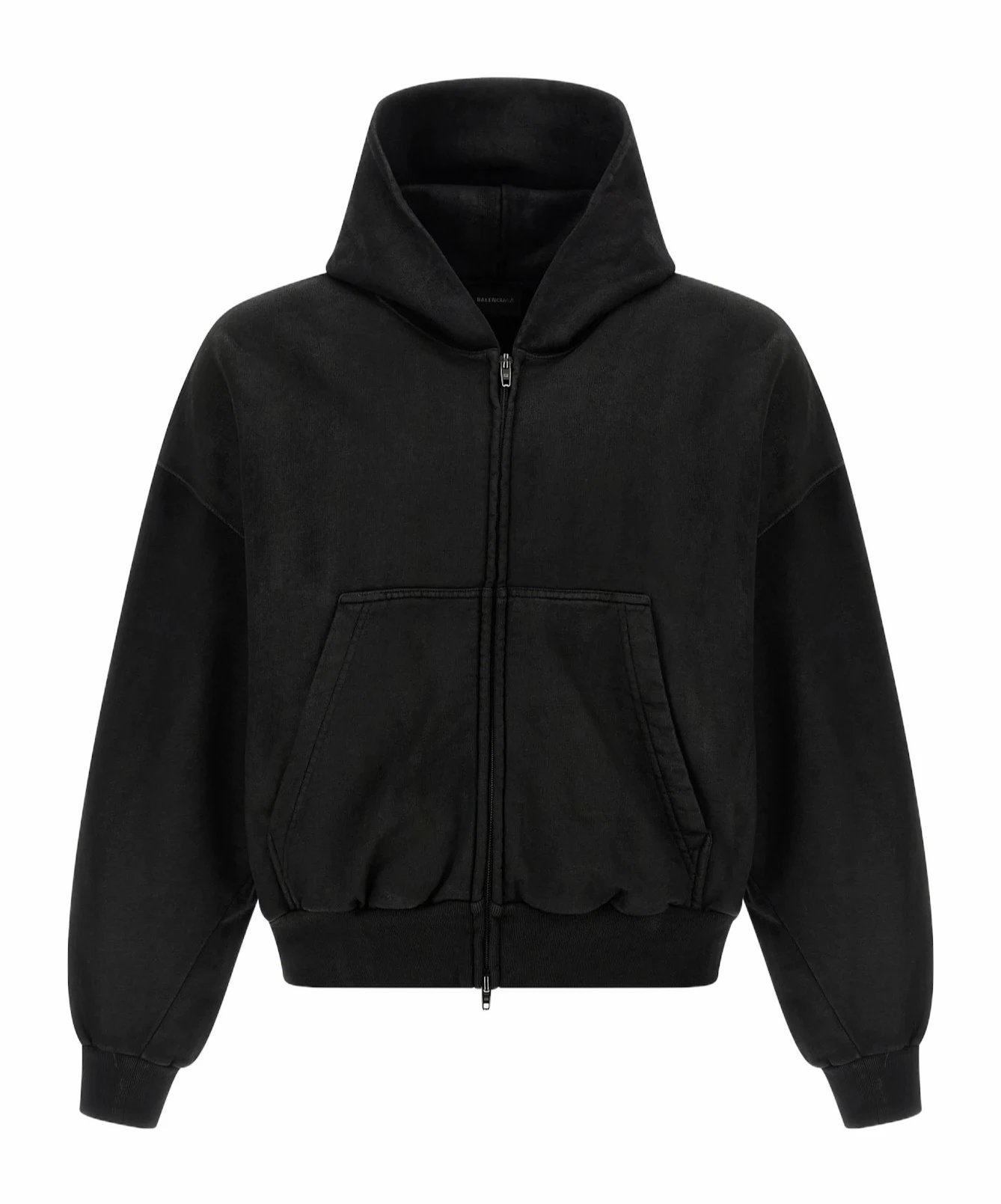 [In Stock, Fast Shipping] BLCG 26SS Distressed Waxed Hoodie - Short Boxy Fit, Imported Invisible Coating, Hand-Applied
