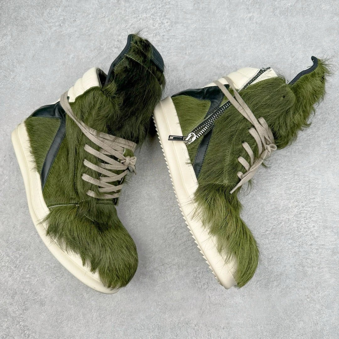 Rick Owens — RO Main Line Green Horse Hair colorway — USFans Spreadsheet photo