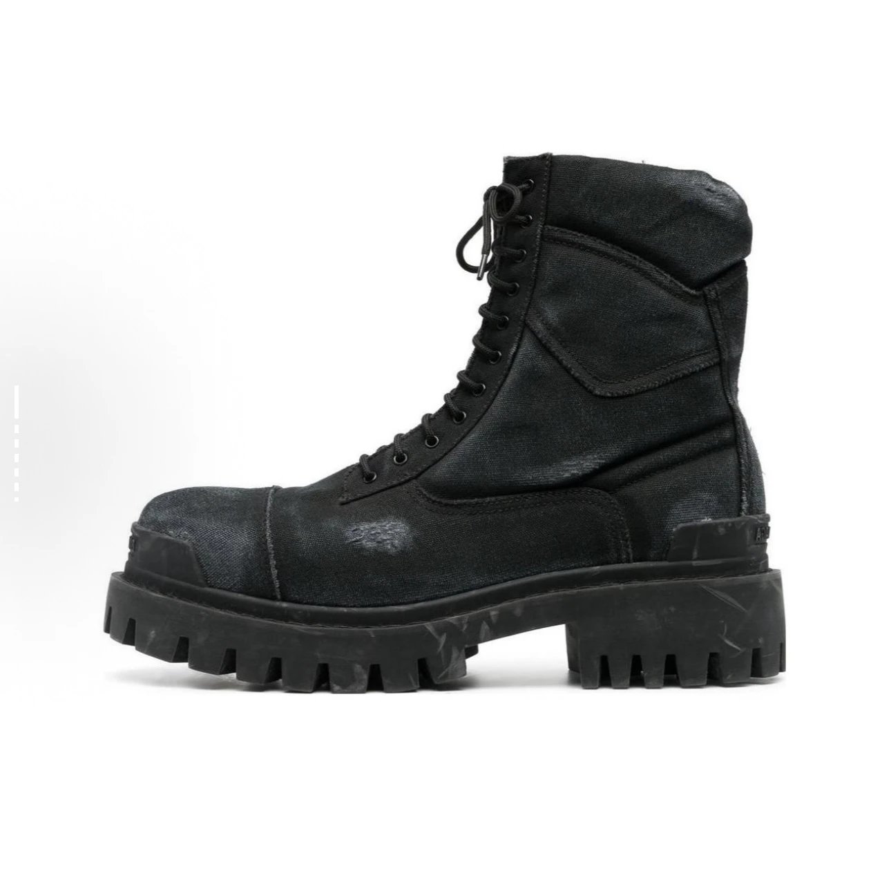 Strike black blue distressed