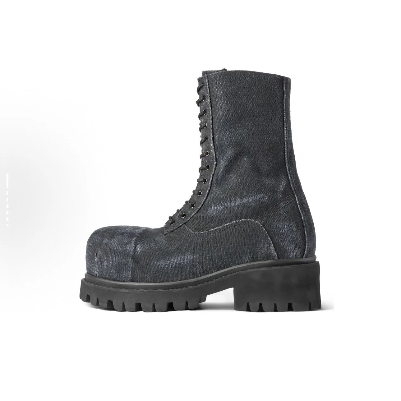 Strike long black boots