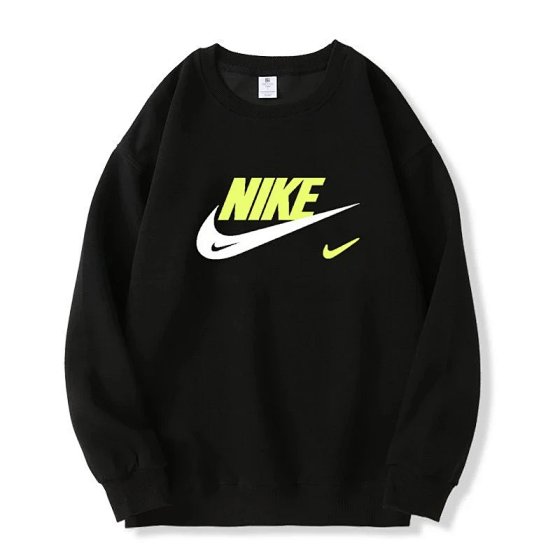 Nike Sweatshirt Men's and Women's 2024 Spring Sports Casual Loose Breathable Round Neck Sweatshirt Pullover 55932 S-3XL