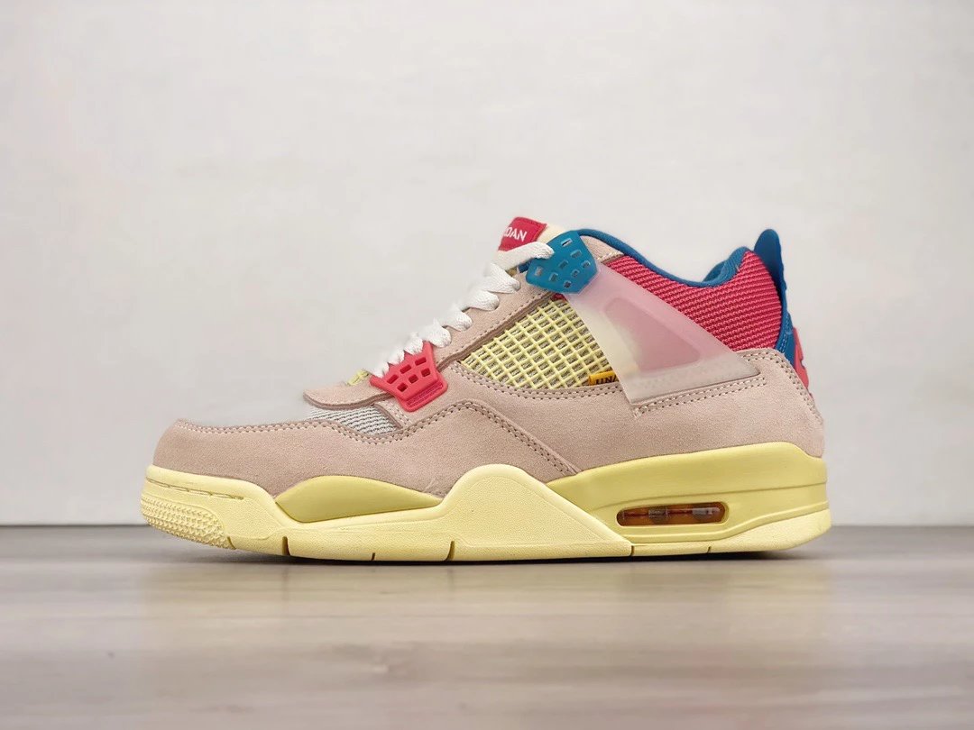 Air Jord*n 4 AJ4 Union Co-branded South Coast Pink Blue LA DC9533