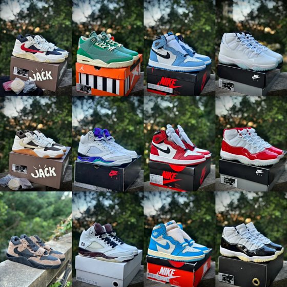 【OG Version Special Offer, Original $300+ Quality】Air Jordan 1 High, Air Jordan 11, Air Jordan 5, Basketball Shoes, TS Jumpman Jack, Dunk SB 'What The Paul', etc. Sneakers