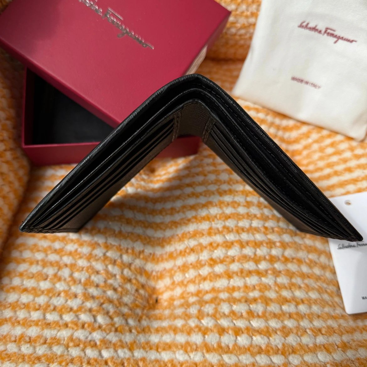 Salvatore Ferragamo Wallets & Card Holders Gancini textured bifold wallet image 6