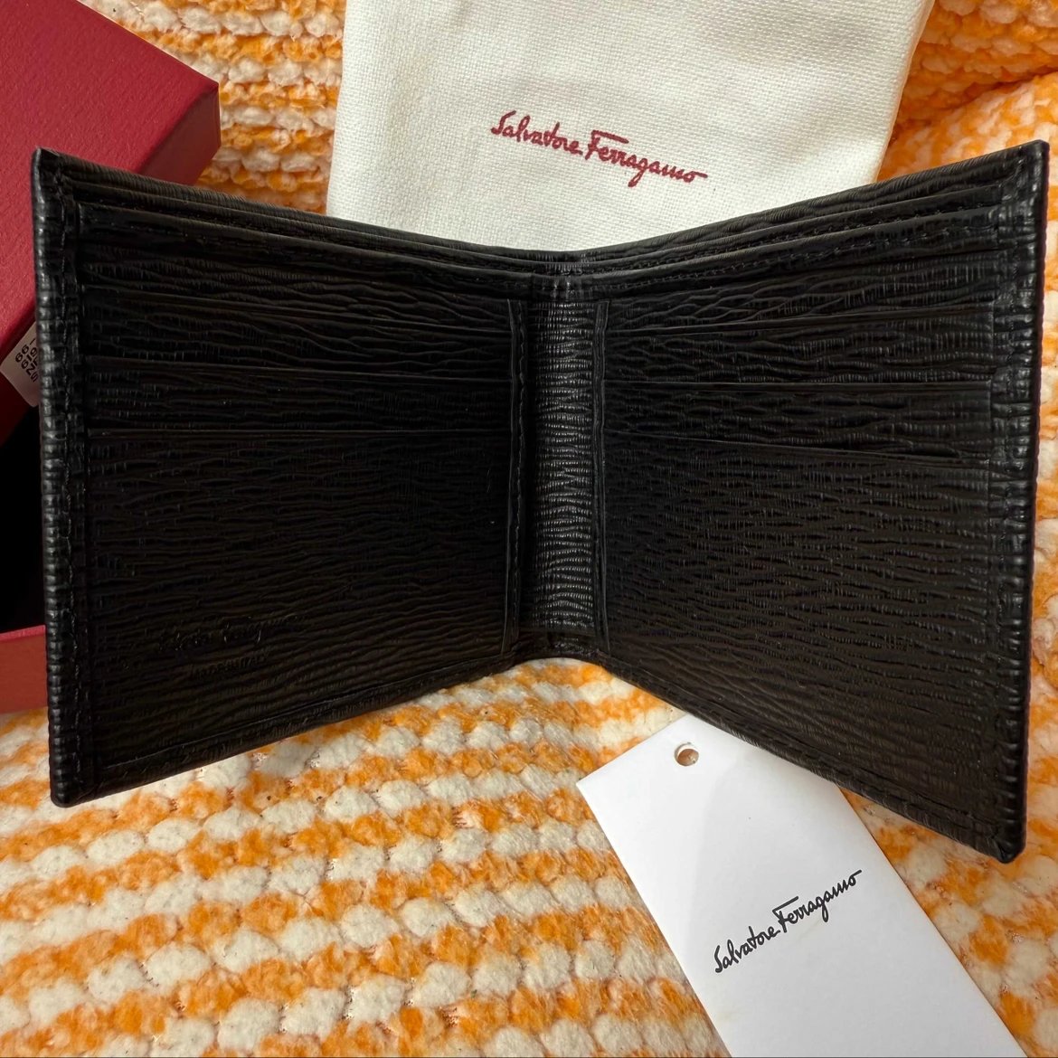 Salvatore Ferragamo Wallets & Card Holders Gancini textured bifold wallet image 8