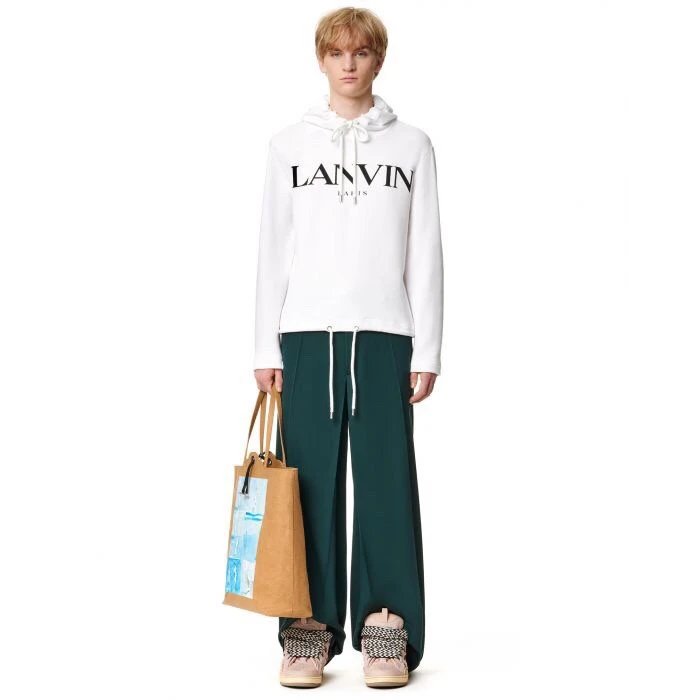LANVIN 浪凡2021秋冬印花图案连帽卫衣