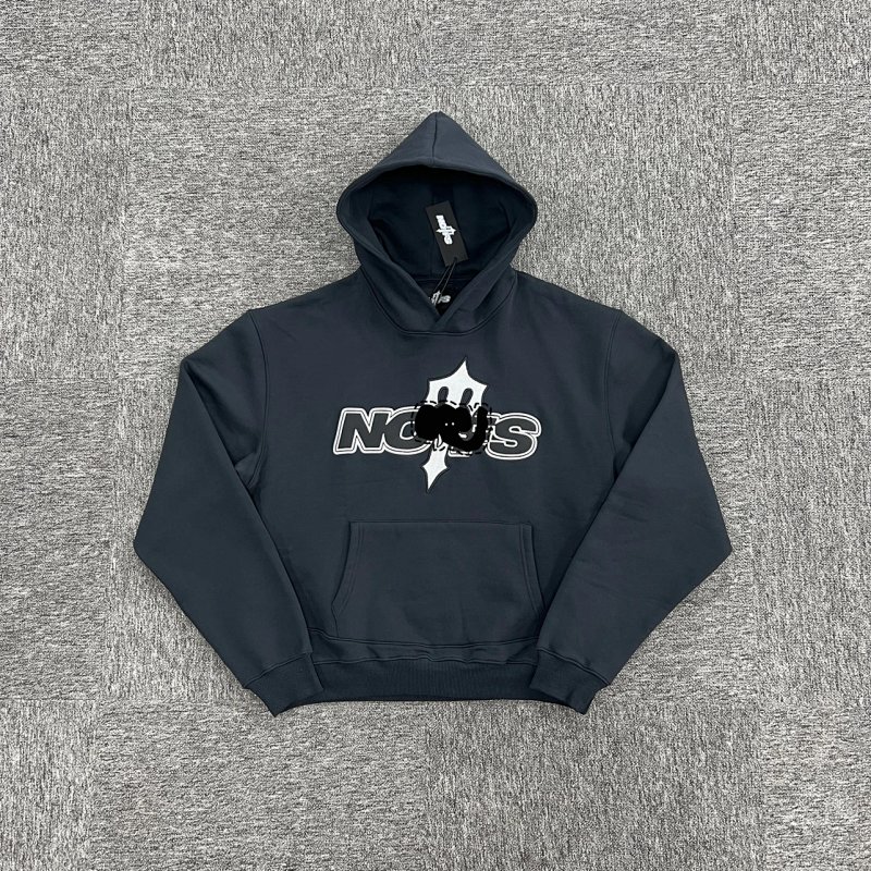 Trapstar x Nofs  Hoodie-Black   绣花款连帽卫衣-黑色 T-1