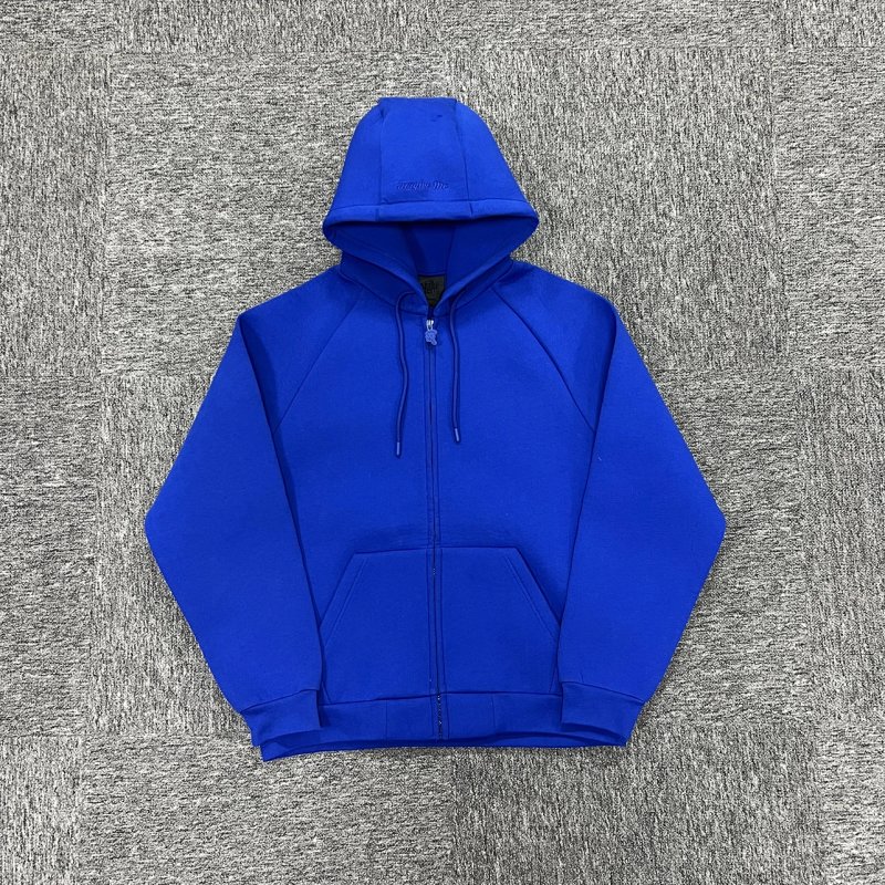 cny  SYNAWORLD NEOPRENE ZIP HOOD-BLUE   后背压花 蓝色复合外套 SY-87