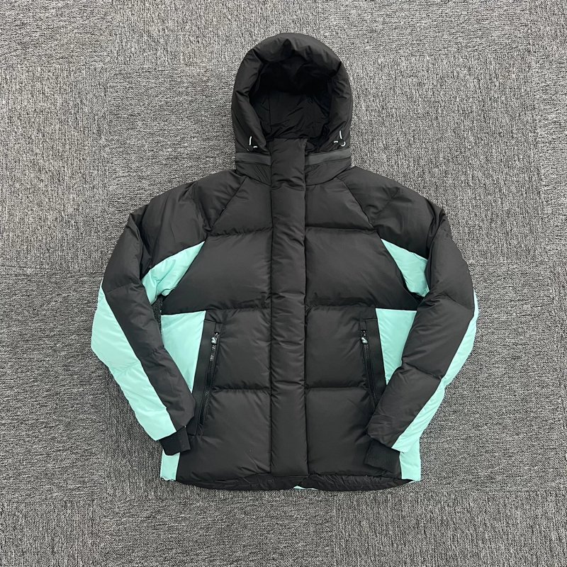 cny  S-World down jackets BlackBlue 蓝拼黑羽绒服SY-02