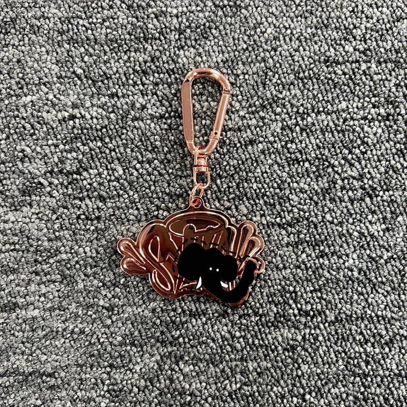 cny  S-World Rose Gold Keychain 玫瑰金 金属钥匙扣 SY-102
