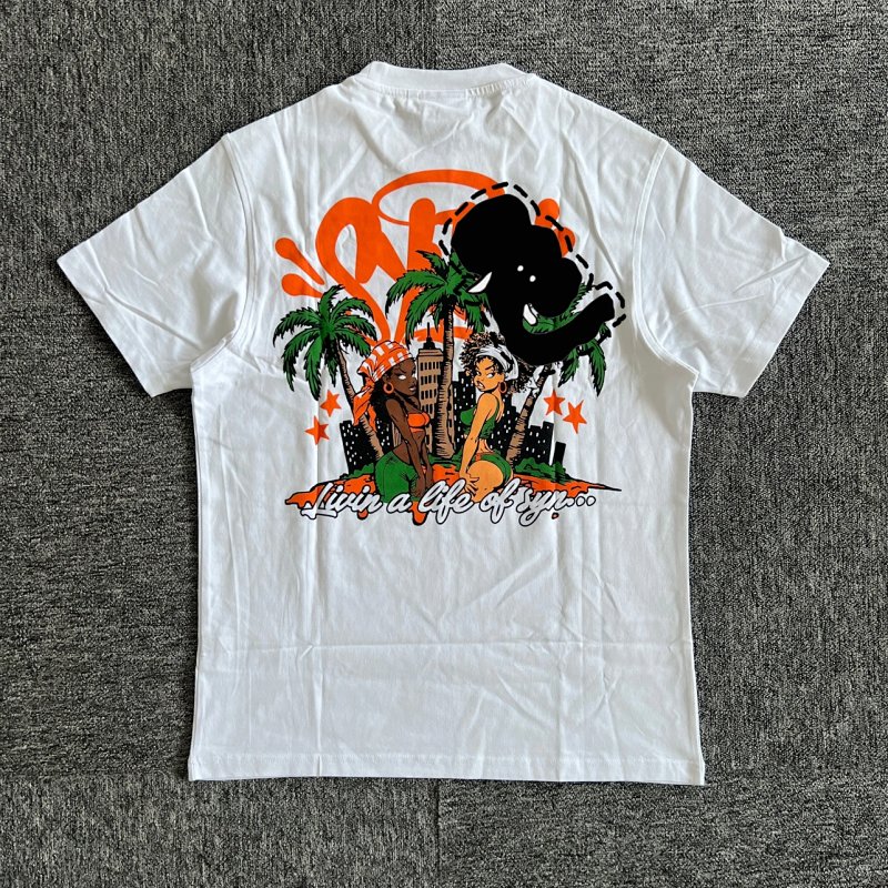 cny  S-world Beach Tee 海滩白短袖SY-25